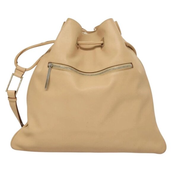 GUCCI Shoulder Bag Leather Beige Silver Auth bs27650 - Picture 2 of 16